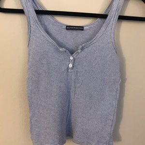 Blue and white striped tank Brandy